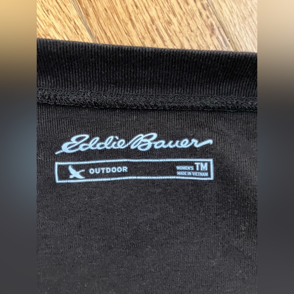 Eddie Bauer 100% Cotton Button Cardigan | Women’s Tall Medium | Warm Brown - Picture 2 of 7